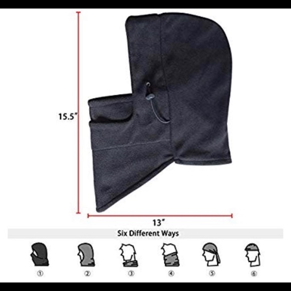 ✅ Gray ski mask / face mask - Picture 3 of 9